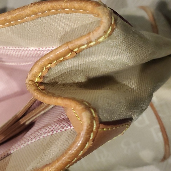 Vintage Dooney & Bourke Canvas Logo Signature Bag - Picture 8 of 11